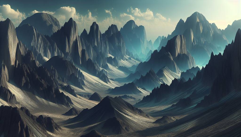 Topographie de l'île: montagnes de Bahreïn