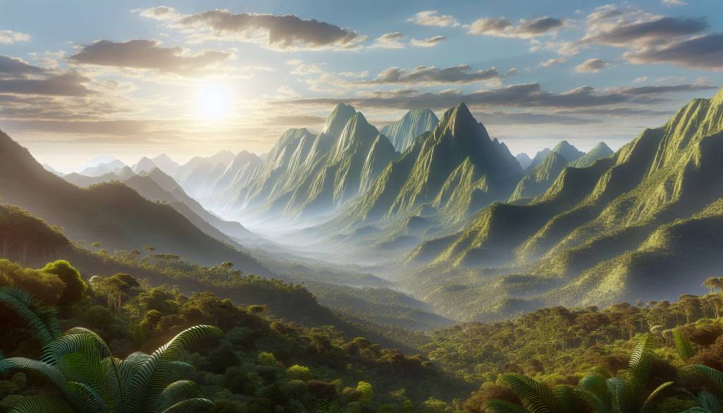 Les montagnes de Côte d'Ivoire et la splendeur de l'Afrique de l'Ouest