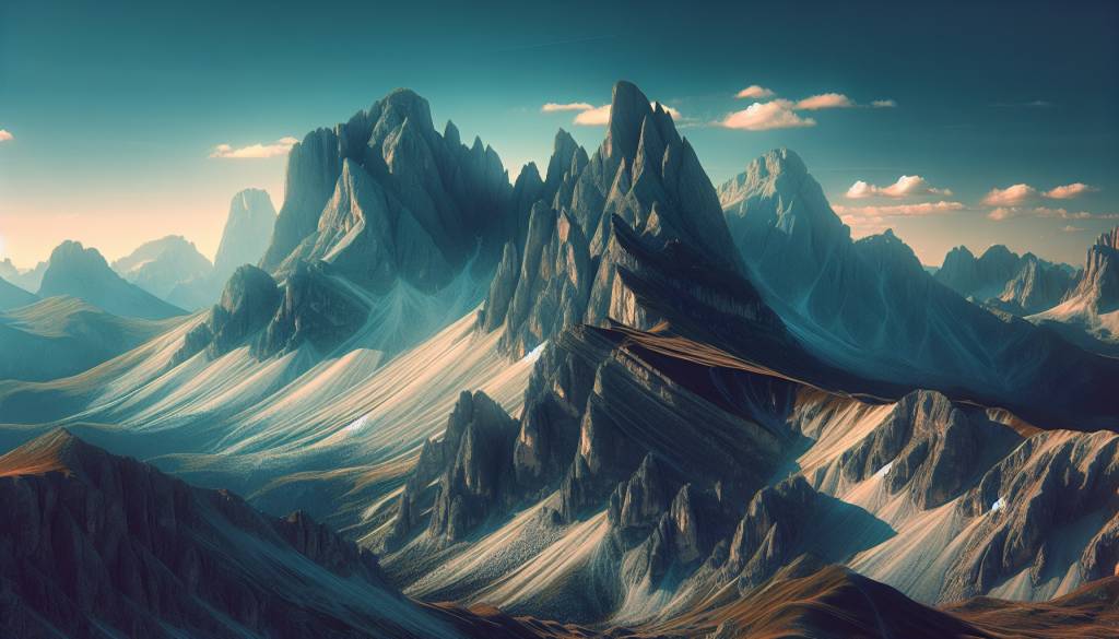 Les Dolomites et plus: montagnes de l'Italie