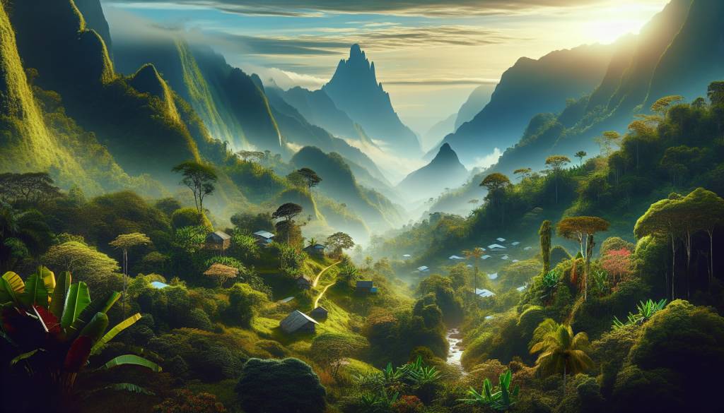 Voyage dans l'environnement unique des montagnes de la Guyane