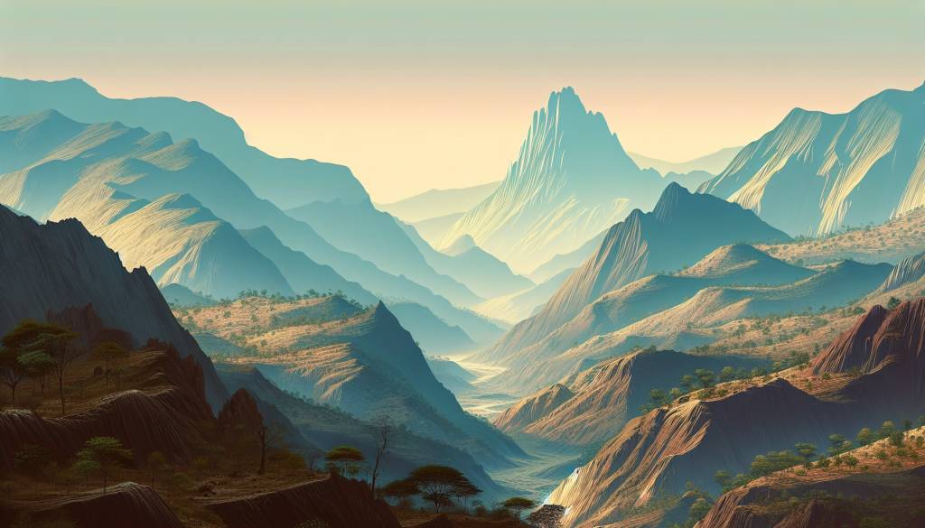 Les montagnes du Burkina Faso et leur topographie unique