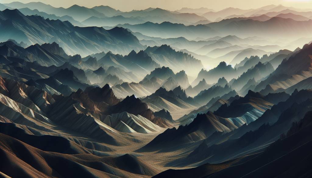 Diversité des terrains: montagnes de l'Iran