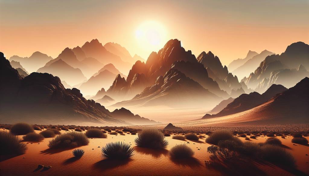Trésors jordaniens: montagnes de la Jordanie