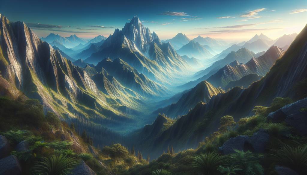 Historique et panoramique: montagnes d'Haïti