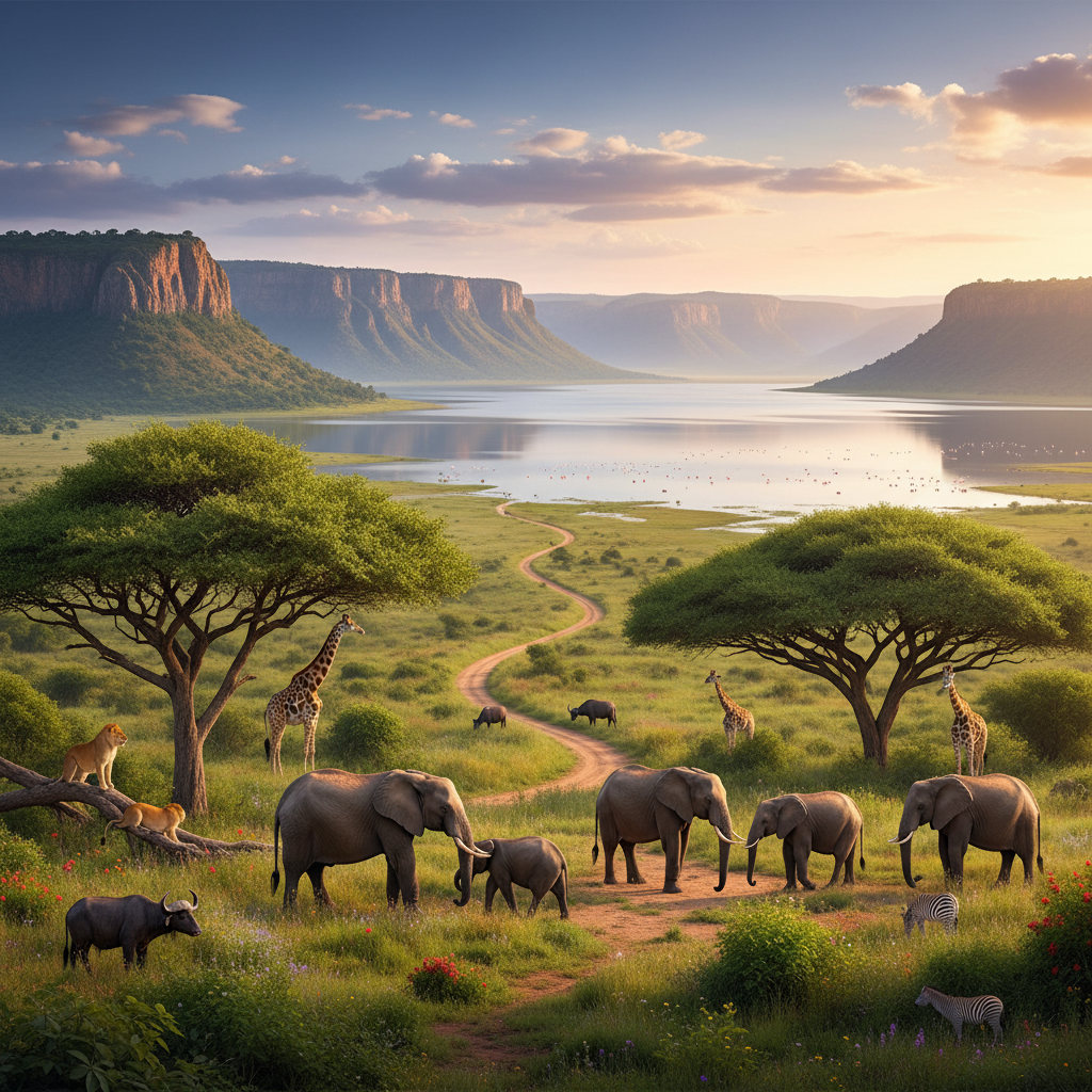Safari au parc national du lac manyara : faune, flore et panoramas